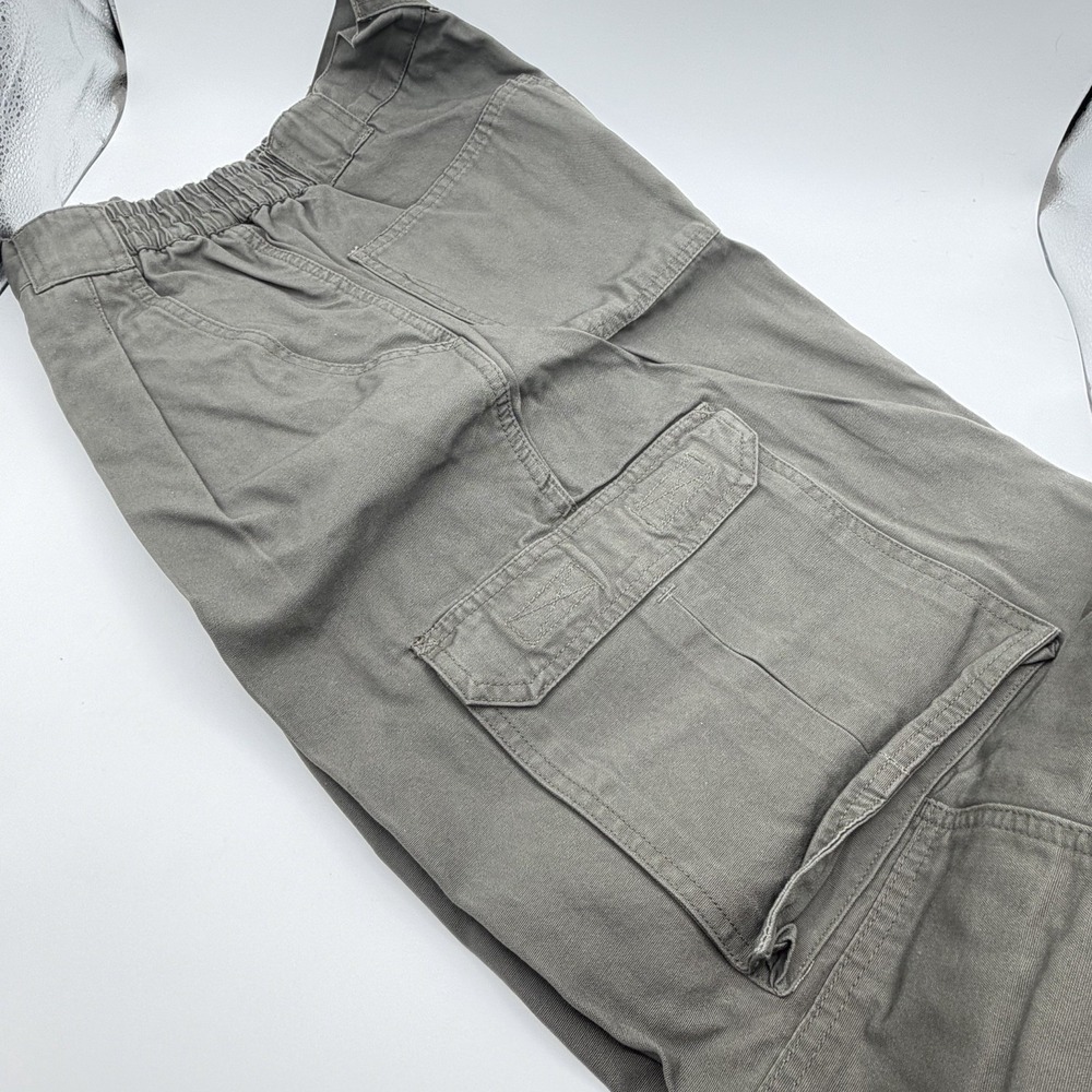 Cabelas Trail Hiker Pants Mens 36 X30 Olive Double Knee Cargo Outdoors Work NWOT